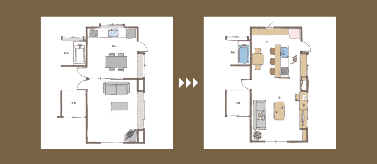 まるごとリフォーム間取り